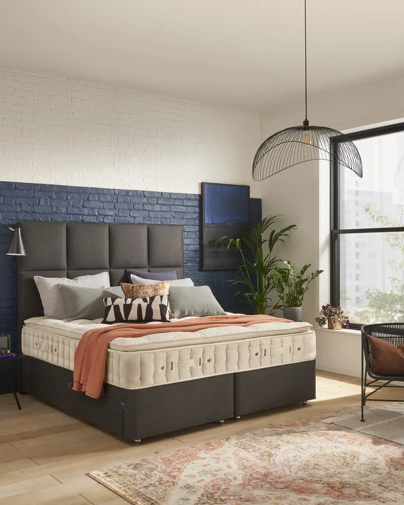 Hypnos Pillow Top mattress on a divan base